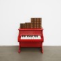 ABCE, 2017, Installation, Toy piano, wood, 60x24x43,5 cm